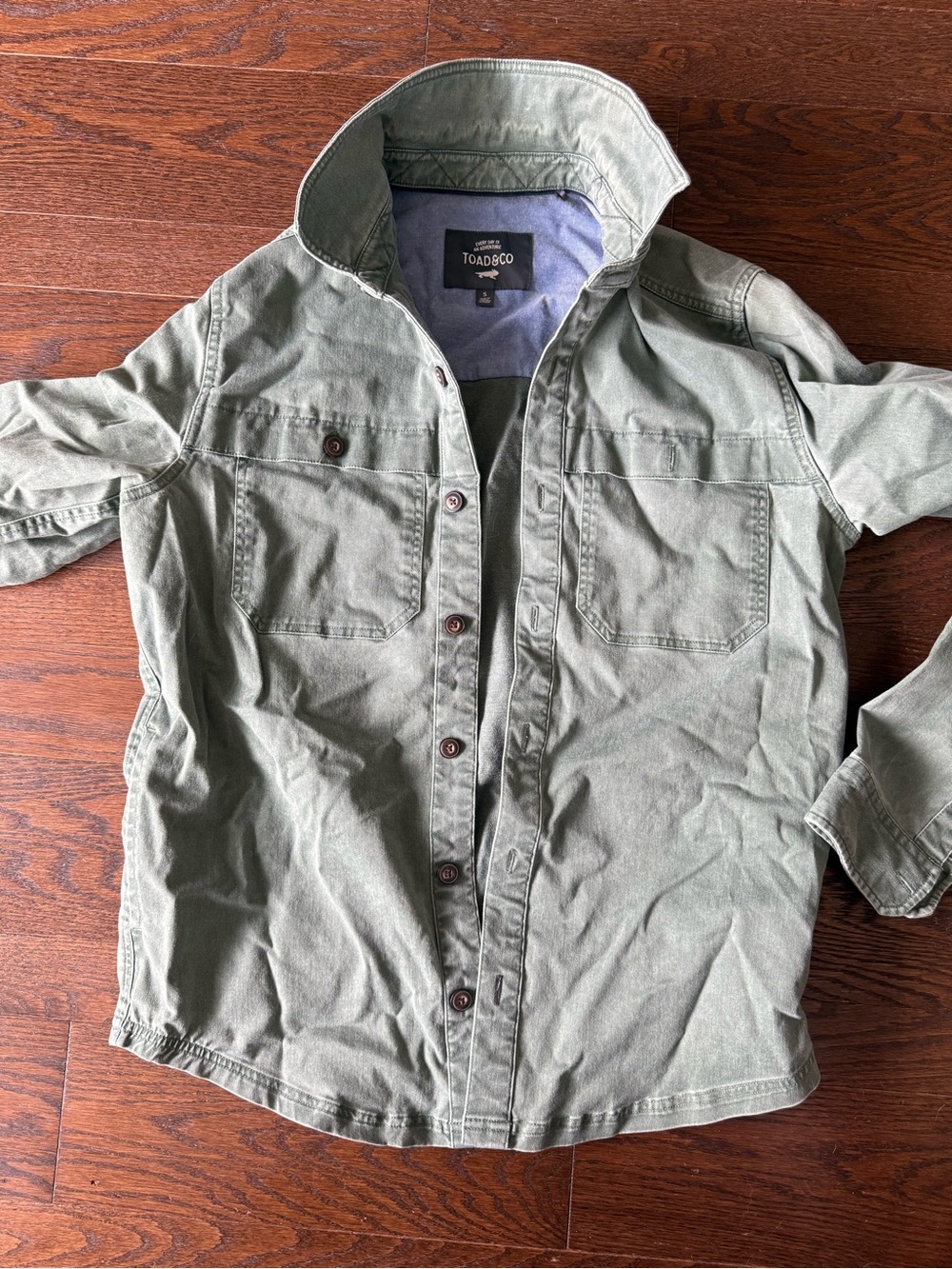 Toad and Co canvas shirt